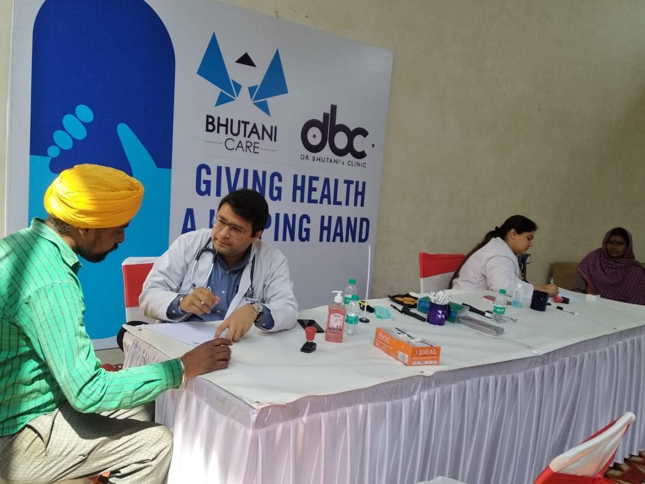 Health Check-up Camp for Construction Workers