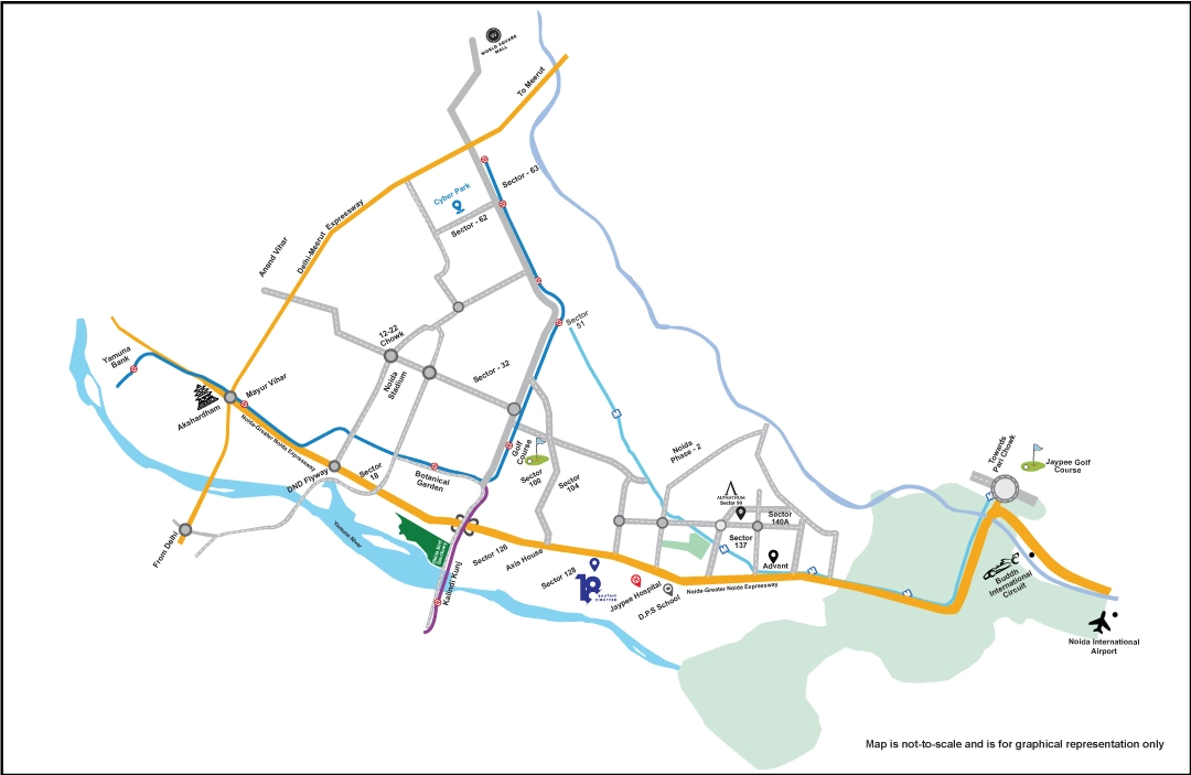 BHUTANI 18 Location Map